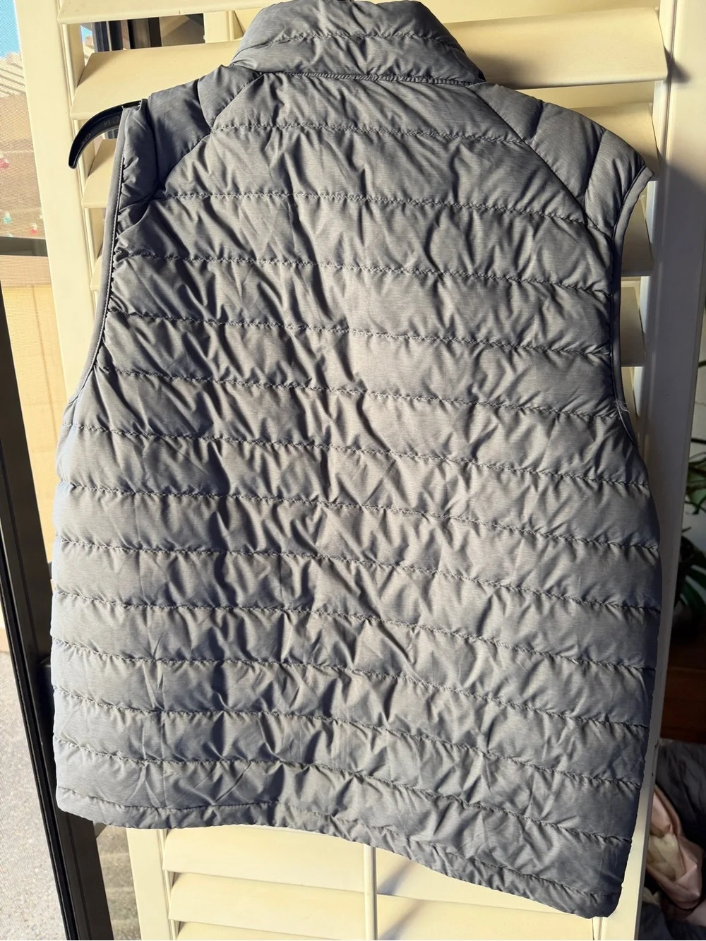 32 Degrees Men's Quilted Light Gray Packable Puffer Vest
